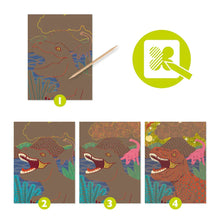 Load image into Gallery viewer, Djeco Dinosaur Scratch Card Set