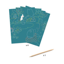 Load image into Gallery viewer, The Pond Scratch Card Set- Djeco