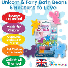 Load image into Gallery viewer, Unicorn &amp; Fairy Bath Beans- The Bean People