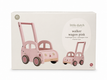 Load image into Gallery viewer, Pink Walker Wagon- Little Dutch