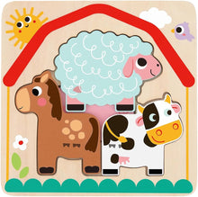 Load image into Gallery viewer, Farm Layered Puzzle- Tooky Toy