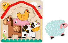 Load image into Gallery viewer, Farm Layered Puzzle- Tooky Toy