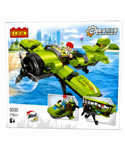 Load image into Gallery viewer, 3 In 1 Military Plane 178Pcs- Cogo