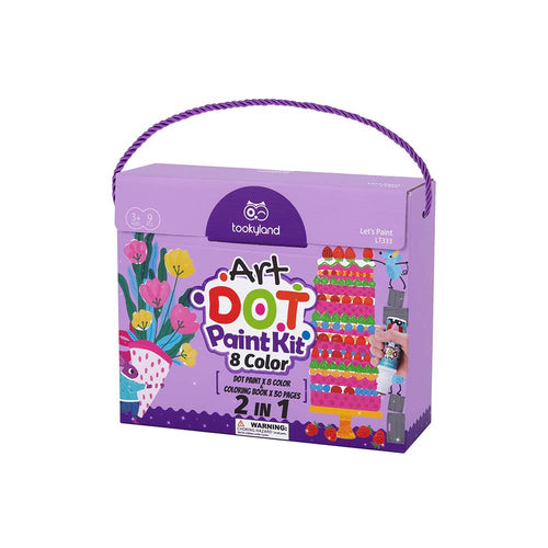 Art Dot Paint Kit 8 Colour - Tookyland