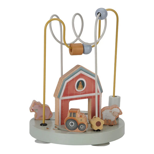 Wooden Activity Spiral Little Farm - Little Dutch