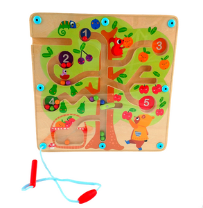 Magnetic Counting Maze Tree - Tooky Toy