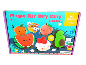 Magic Air Dry Clay-6 Colours-Tookyland