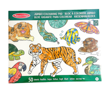 Load image into Gallery viewer, 50 Pages Jumbo Colouring Pad - Animals- Melissa &amp; Doug