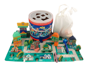 161 Pc Building Blocks And Puzzle - Hakko Toys