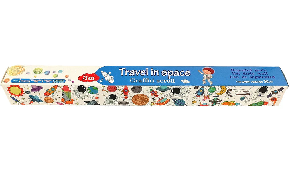 Travel In Space - Colouring Roll