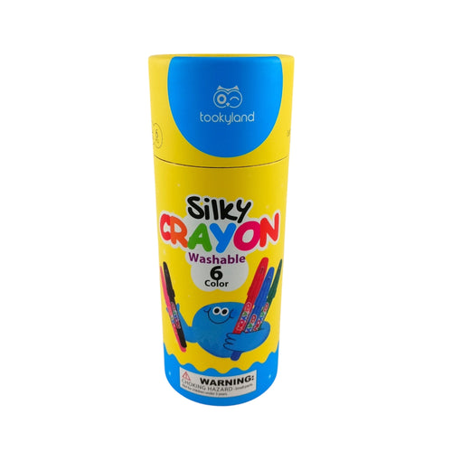 Washable Crayons 6 Colours - Tookyland