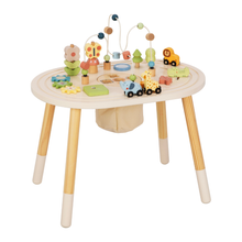 Load image into Gallery viewer, Wooden Multi-Activity Busy Board Table- Tooky Toy