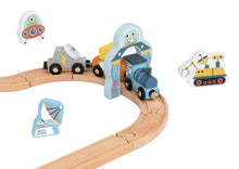 Load image into Gallery viewer, Tooky Toy - Wooden Space Train Set