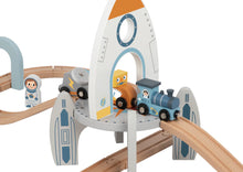 Load image into Gallery viewer, Tooky Toy - Wooden Space Train Set