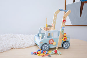 Wooden Truck and Toolbench Walker - TookyToy