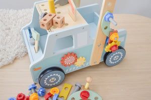 Wooden Truck and Toolbench Walker - TookyToy