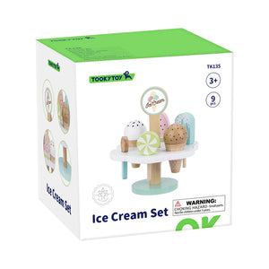 Wooden Ice Cream Set - Tooky Toy