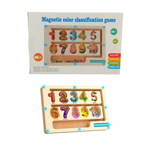 Magnetic Colour and Number Recognition Game