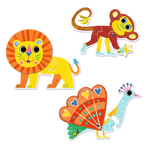 Djeco Duo Puzzle - Articulo Animals