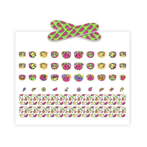 Djeco Boost Nail Stickers - Neon