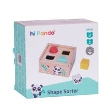 Load image into Gallery viewer, Wooden Shape Sorter- Hi Pando
