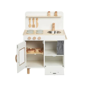 Wooden Kitchen - Cream - Tooky Toy