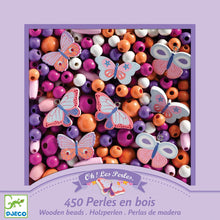 Load image into Gallery viewer, Djeco - Butterfly Wooden Beads