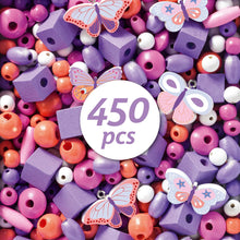 Load image into Gallery viewer, Djeco - Butterfly Wooden Beads