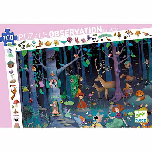 Djeco Enchanted Forest Puzzle - 100 pc