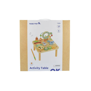 My Forest Friends Wooden Activity Table - Tooky Toy