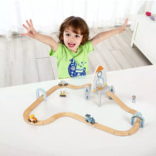 Load image into Gallery viewer, Tooky Toy - Wooden Space Train Set