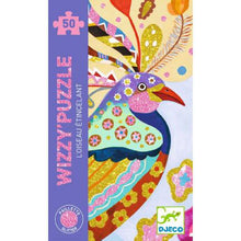 Load image into Gallery viewer, Djeco Sparkling Bird Puzzle - 50pcs