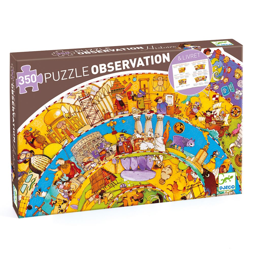 Djeco History Observation Puzzle - 350pcs