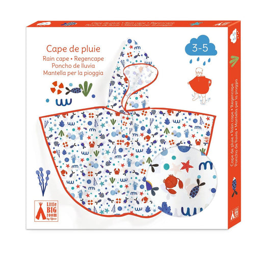 Djeco Rain Cape - Ocean Rain (S)