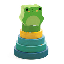 Load image into Gallery viewer, Puzz and Stack Rainbow - Djeco Wooden Stacker