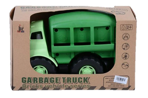 Green Recycling Truck