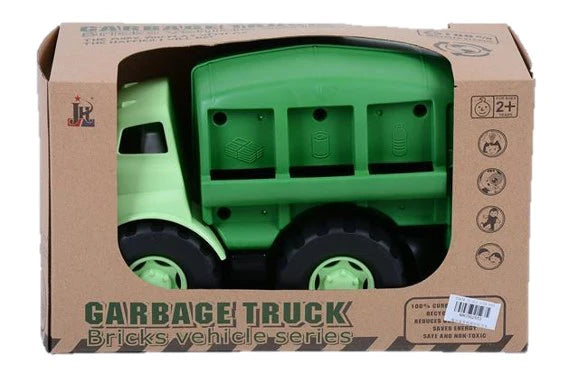 Green Recycling Truck