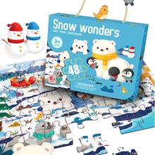 Load image into Gallery viewer, 48Pc Snow Wonders Puzzle