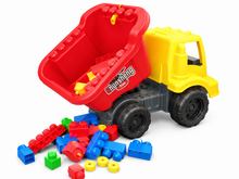 Load image into Gallery viewer, Big Dump Truck With Blocks