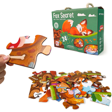 Load image into Gallery viewer, 24Pc Secret Fox Puzzle