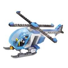 Load image into Gallery viewer, Police Force Helicopter Build 164Pcs- Cogo