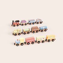 Load image into Gallery viewer, My Forest Friends Wooden Train and Carriage Set - Tooky Toy