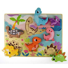 Load image into Gallery viewer, Dinosaur Chunky Puzzle- Tooky toy