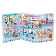 Load image into Gallery viewer, Art Silicone Sticker Book- Animal Market
