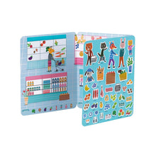 Load image into Gallery viewer, Art Silicone Sticker Book- Animal Market