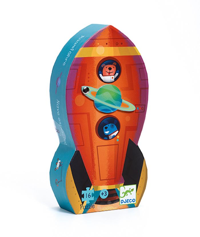 Djeco Spaceship Puzzle - 16pcs