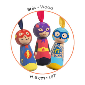 Djeco Parachutes - Flying Heroes - Assorted Characters