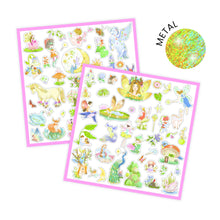 Load image into Gallery viewer, Fantasy Metallic Stickers 160pc- Djeco