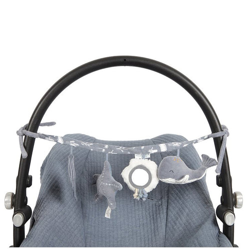 Stroller Toy Chain - Ocean Blue - Little Dutch