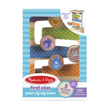 Load image into Gallery viewer, Wooden Safari Zig-Zag Tower - Melissa &amp; Doug